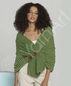 yarnart merino de lux 50 genis model yelek