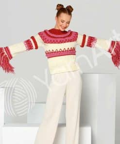 yarnart merino de lux 50 puskullu kazak modeli