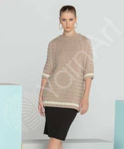 yarnart merino de lux 50 uzun kazak modeli