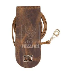 gercek deri canta kapak seti telefon cantasi kapak seti kahverengi deri gold kanca