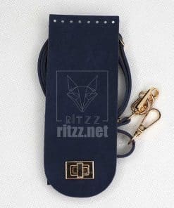 suni deri telefon canta kapagi seti lacivert deri gold kanca