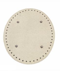 Alternative view of Suni Deri Çanta Tabanı Oval Yuvarlak 20x25