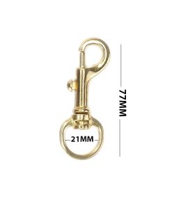 Gemici Kanca ( Tasma Kancası) 77 MM 7 tasma kacasi gold renk 77mm