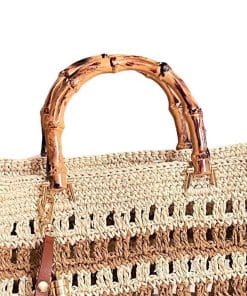 Alternative view of Bambu Görünümlü Çanta Sapı U Model (Çift)