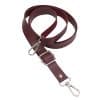 papaganli tokali ayarlanabilir canta sapi suni deri 20mm bordo