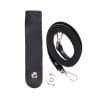 suni deri telefon cantasi set 120cm siyah