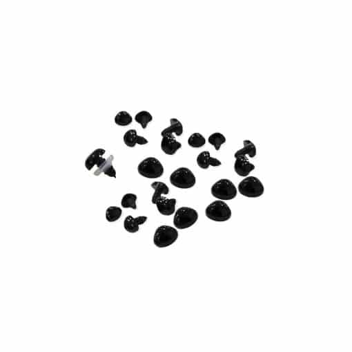 amigurumi burun 10mm siyah vidali