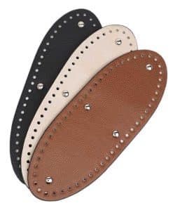 Oval Çanta Tabanı Suni Deri 25x11CM