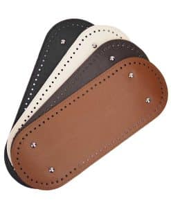 Oval Suni Deri Çanta Tabanı 31,5 x 12 CM