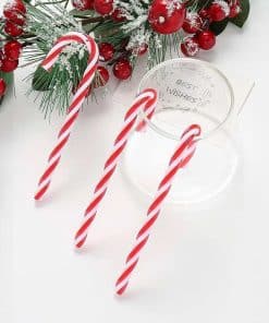Alternative view of Baston Şeker Süs 12CM (4 Adet) - Kırmızı Beyaz