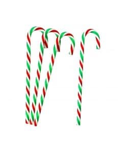Alternative view of Baston Şeker Süs 12CM (4 Adet) - Yeşil Kırmızı Beyaz