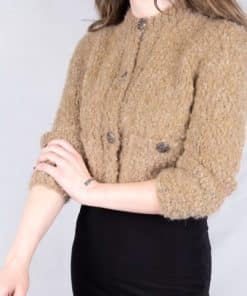 Alternative view of Knit Me Curly Melange KCM52 Bej Melanj