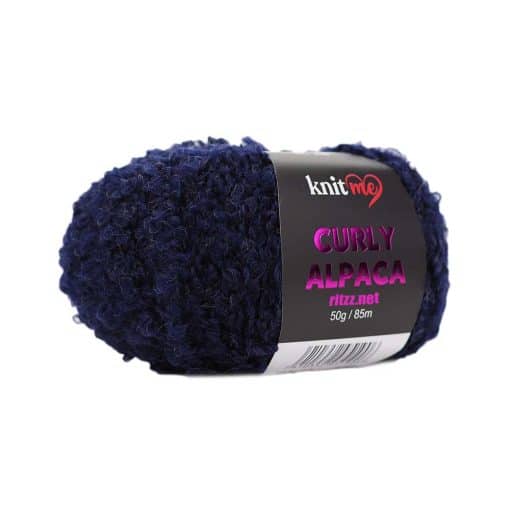 knit me alpaca curly kc18 lacivert