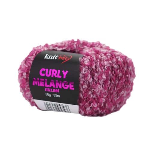 knit me curly melange kcm53 fusya melanj