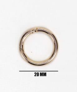 Yaylı Çanta Halkası Klipsi 20 MM - Gold