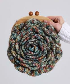 etrofil vintage organik hand paint yun orgucanta modeli