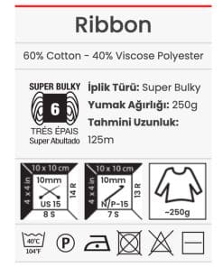 yarnart ribbon urun bilgileri