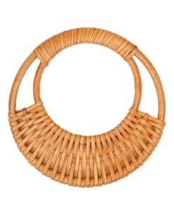 Alternative view of Bambu Çanta Sapı Ay Model - Açık Ceviz