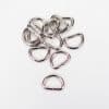 metal d halka canta aski halkasi gumus renk 15 mm