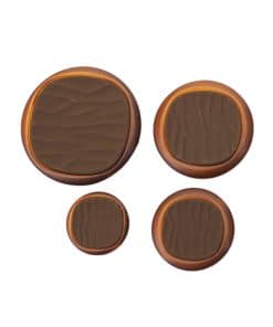 Duvar Desenli Düğme STN01 20 ozel dokulu stone serisi gomlek ve yelek dugmesi kahverengi