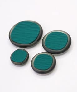 Duvar Desenli Düğme STN01 15 ozel dokulu stone serisi gomlek ve yelek dugmesi okyanus yesil