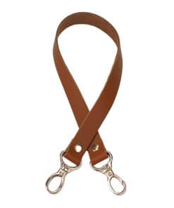 Deri Kısa Çanta Sapı 45 CM - Gold Aparatlı (1 Adet) - Görsel 3