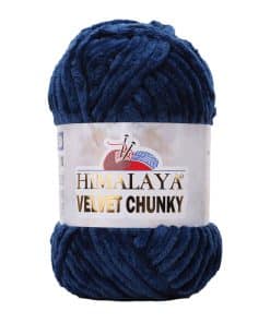Himalaya Velvet Chunky Kadife İp 11 himalaya velvet chunky 91221 lacivert