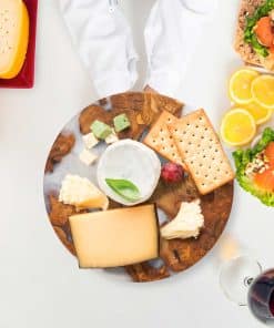 Epoksi Ahşap Yuvarlak Sunum Tahtası - Beyaz 11 dekoratif epoksi sarap sunum tahtasi yuvarlak ahsap peynir sarkuteri sunum tahtasi ev hediyesi ozel gunler icin degisik anneler gunu beyaz