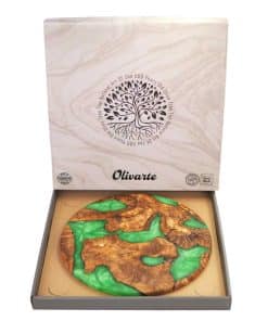 kutulu sunum tahtasi epoksi yuvarlak ahsap peynir sarkuteri sunum tahtasi ev hediyesi ozel gunler icin degisik anneler gunu yesil