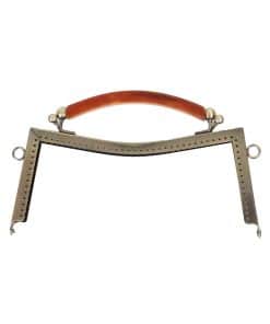 Akrilik Saplı Vintage Metal Çanta Bursu 20 CM 9 Akrilik Saplı Vintage Metal Çanta Bursu 20 CM - Görsel 4