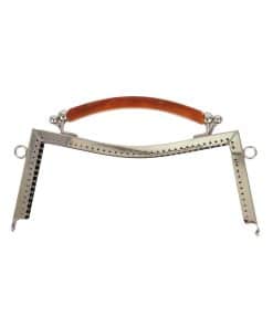 Akrilik Saplı Vintage Metal Çanta Bursu 20 CM 8 Akrilik Saplı Vintage Metal Çanta Bursu 20 CM - Görsel 3