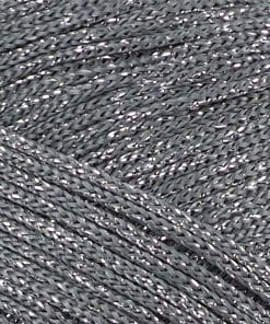 Alternative view of Boho Sim Polyester Makrome 064 Gri Gümüş Simli