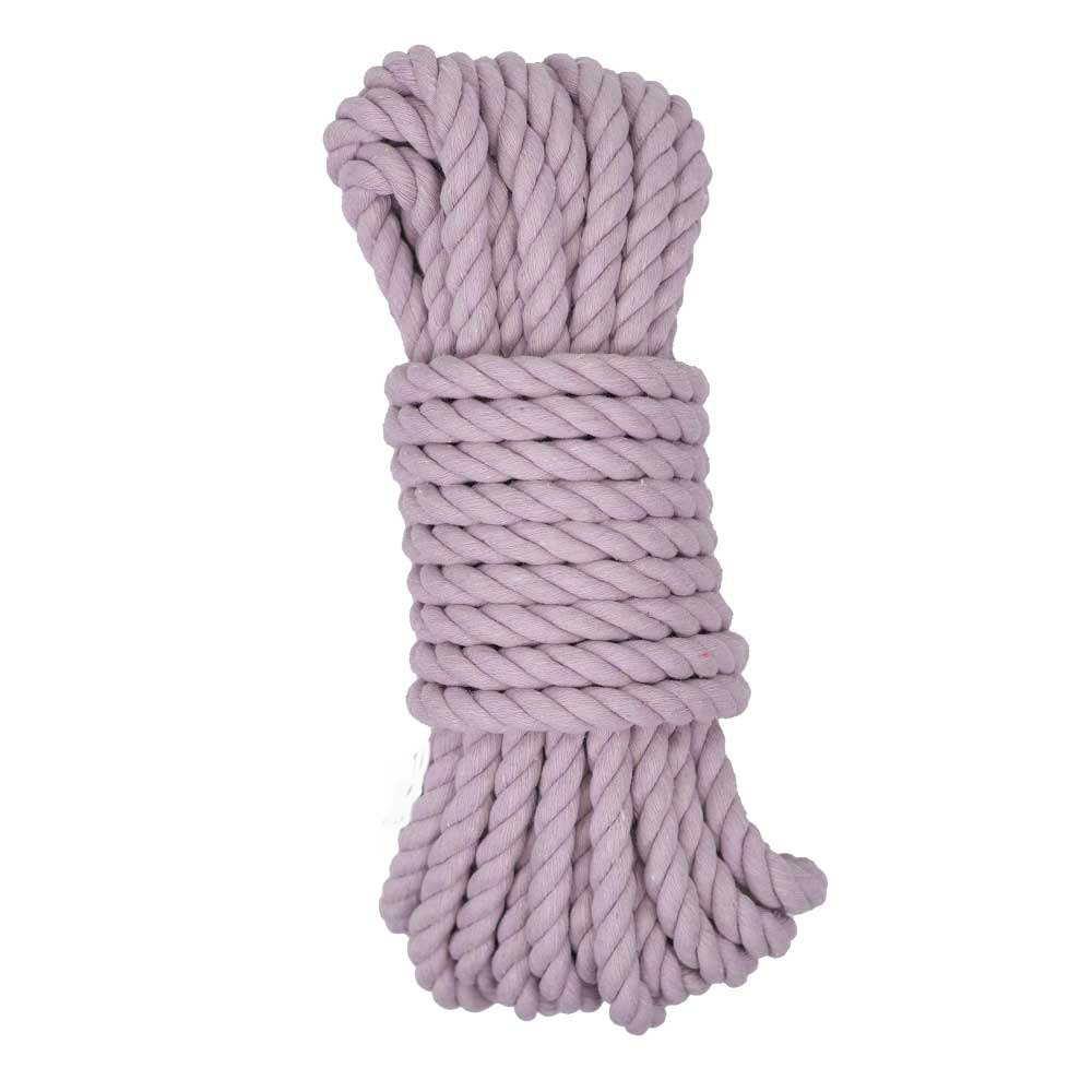 10 MM Pamuk Halat İp Lavanta 2 10 MM Pamuk Halat İp Lavanta