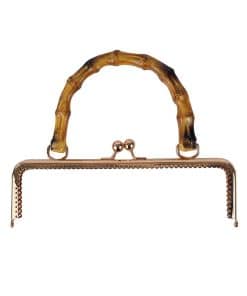 Bambu Görünümlü Saplı Vintage Metal Çanta Bursu 20 CM 9 Bambu Görünümlü Saplı Vintage Metal Çanta Bursu 20 CM - Görsel 4
