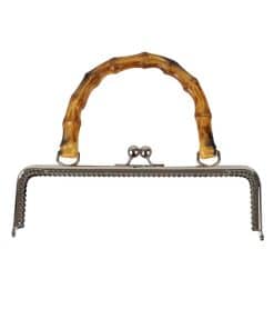 Bambu Görünümlü Saplı Vintage Metal Çanta Bursu 20 CM 8 Bambu Görünümlü Saplı Vintage Metal Çanta Bursu 20 CM - Görsel 3