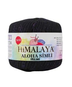 Himalaya Aloha Simli 128-07 Siyah Mor Simli