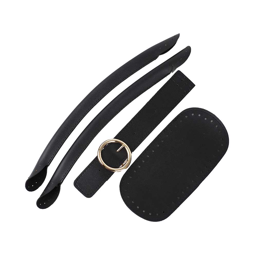 Yuvarlak Tokalı Borulu Saplı Çanta Seti 7 Yuvarlak Tokalı Borulu Saplı Çanta Seti - Görsel 5