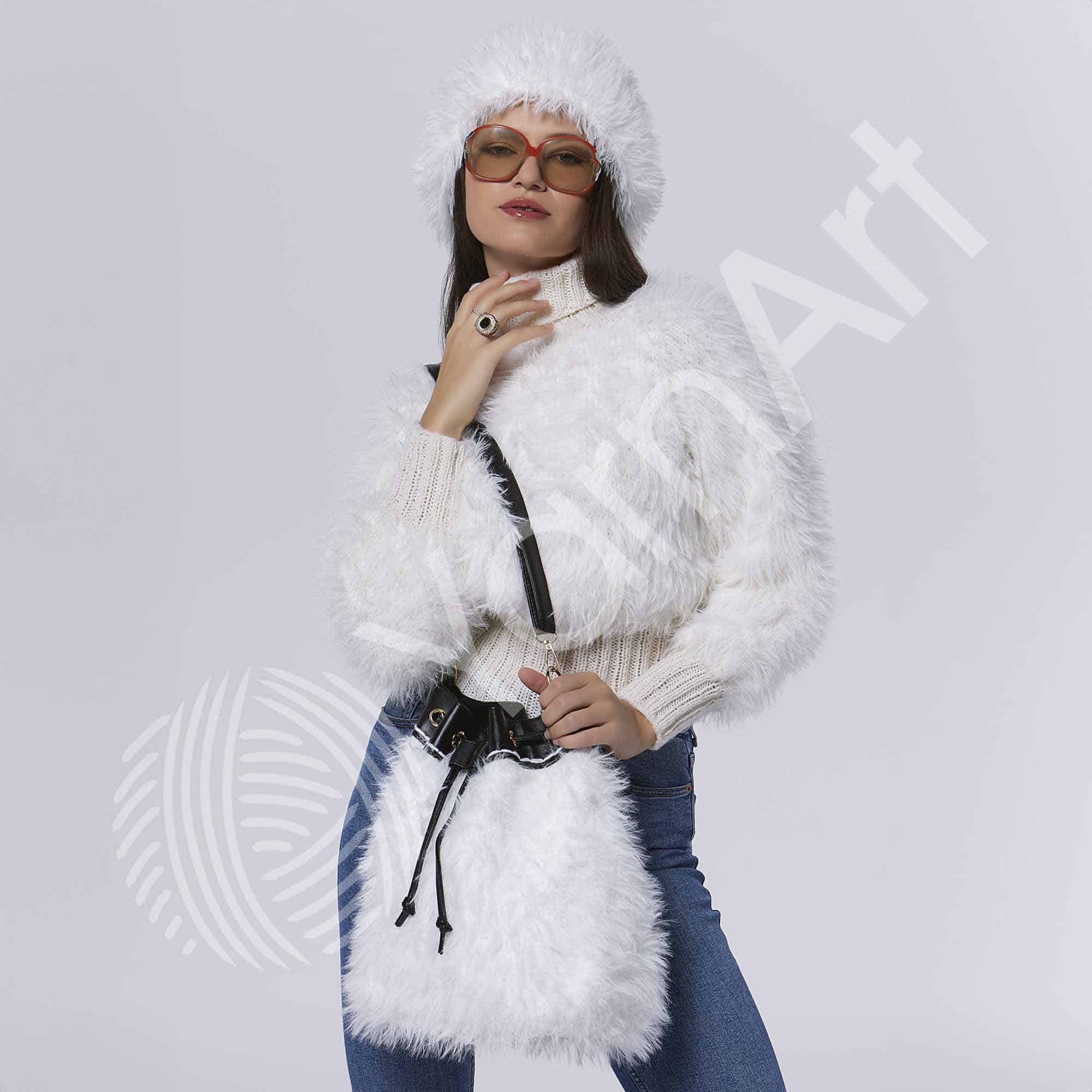 Yarnart Piuma 4409 Pudra 5 Yarnart Piuma 4409 Pudra - Görsel 3