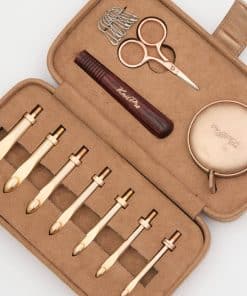 Knitpro Oasis Chunky Değiştirilebilir Kalın Tığ Seti 9 knitpro profesyonel oasis chunky cantali kalin tig seti