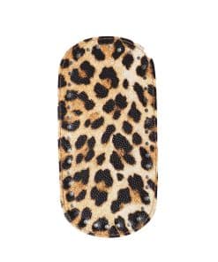 leopar desenli canta tabani rivetsiz 10x20 cm