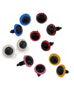 Renkli Amigurumi Göz Vidalı 14 MM (Çift)