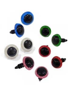 Renkli Amigurumi Göz Vidalı 16 MM (Çift)