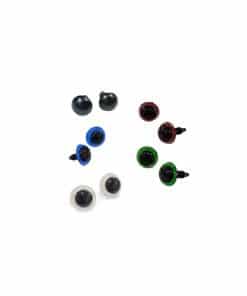 Renkli Amigurumi Göz Vidalı 8 MM (Çift)