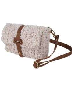 Alternative view of Deri Kapamalı Kanvas Çanta