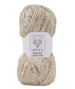 Ritzz Koton Floş Simli - Ekru