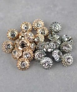 Taşlı Parlak İnci Düğme 10MM PL105