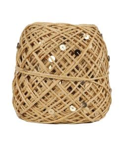 Ritzz İri Pullu İp - Bej Gold Pul