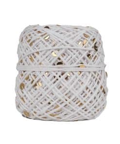 Ritzz İri Pullu İp - Beyaz Gold Pul