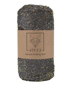 Konfeti Simli Polyester Makrome ip Füme Gold