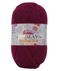 Himalaya Always Soft 77011 Mor Kırmızı Kırçıllı